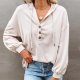 Basic Plain Long Sleeve Sweatshirt