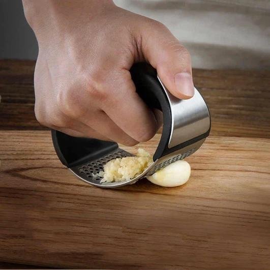 Stainless Steel Hand Garlic Presser