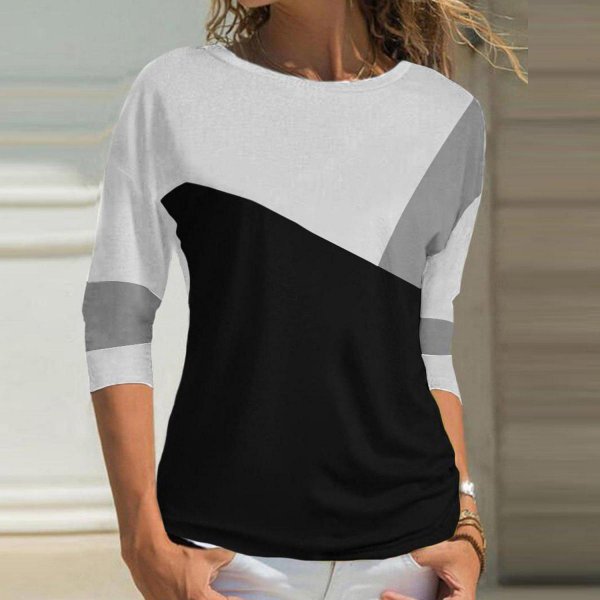 So Sophisticated Color Block Top