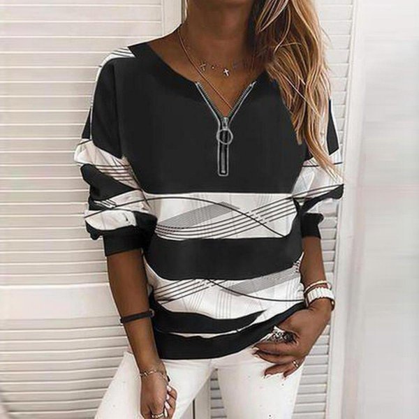 Cool Print Long Sleeve Top