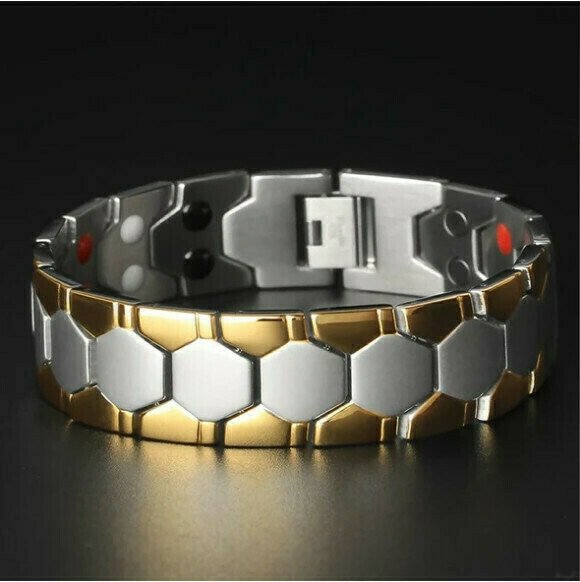 Titanium steel men's spherical bracelet