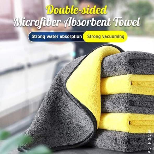 Double-sided Microfiber Absorbent Towel (3 sets)