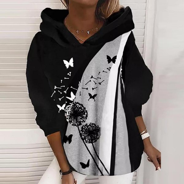 Cool Print Long Sleeve Sweatshirt