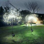 waterproof  solar garden fireworks lamp (2 sets)