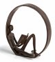 Landy Encircled Reader Iron Figurine